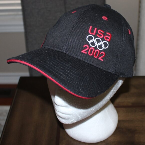 3/$118- Spyder US Ski Team USA 2002 Winter Olympics fitted hat cap Canada made - Picture 1 of 11